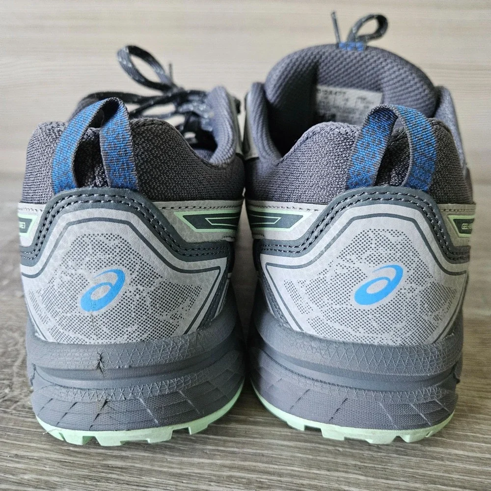 ASICS GEL-Venture 7 Trail Running Shoes Womens 7 WIDE Grey Hiking Sneaker